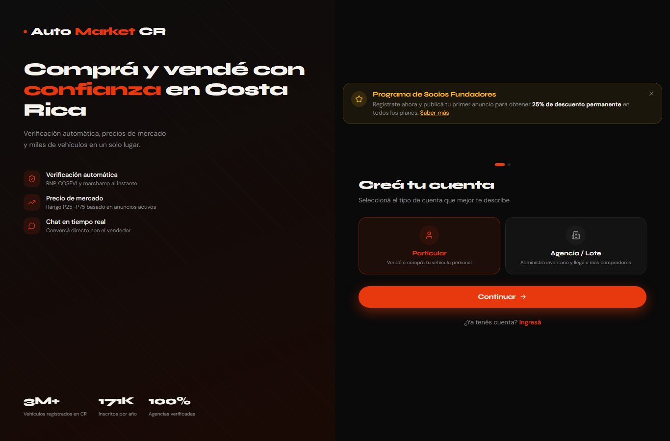 Crear tu cuenta — paso 2